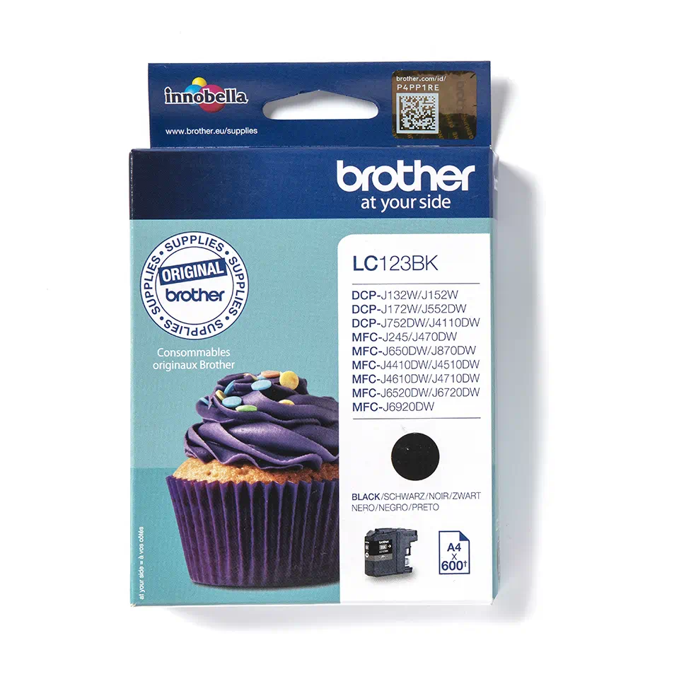 CARTOUCHE BROTHER LC123 NOIR